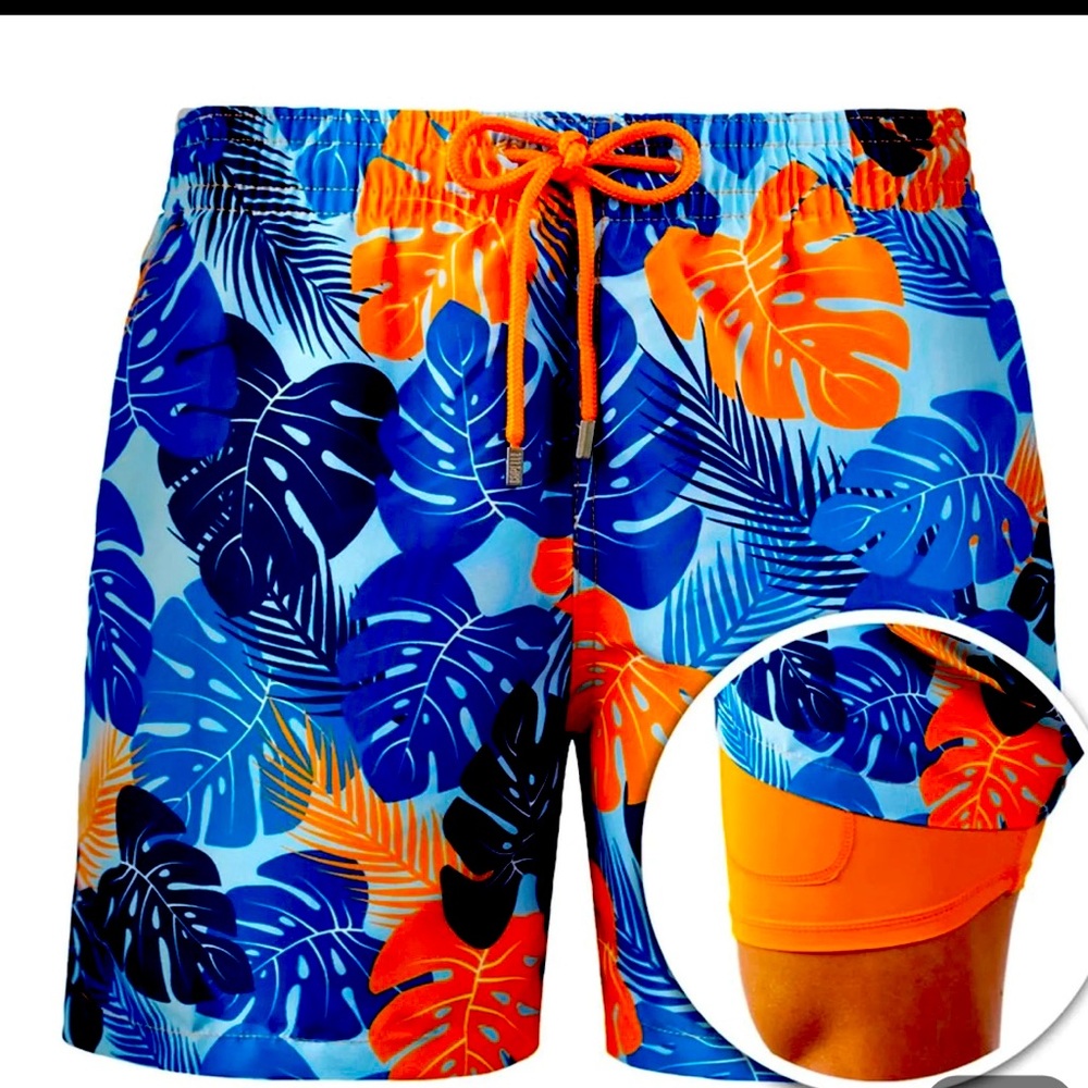 Excellent new Men’s Swim Shorts. With liner and back pocket! I have M, L, XL.